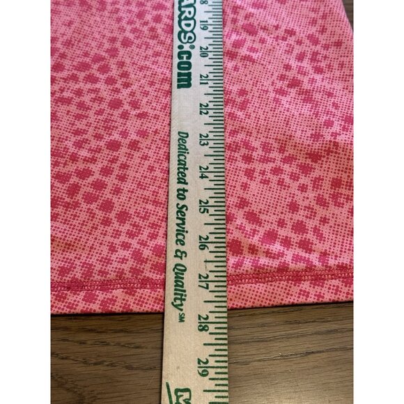 Nike Pro Women’s Large Running Shirt Peach ISH PinkDri-Fit Patterned Quarter Zip - Picture 4 of 14